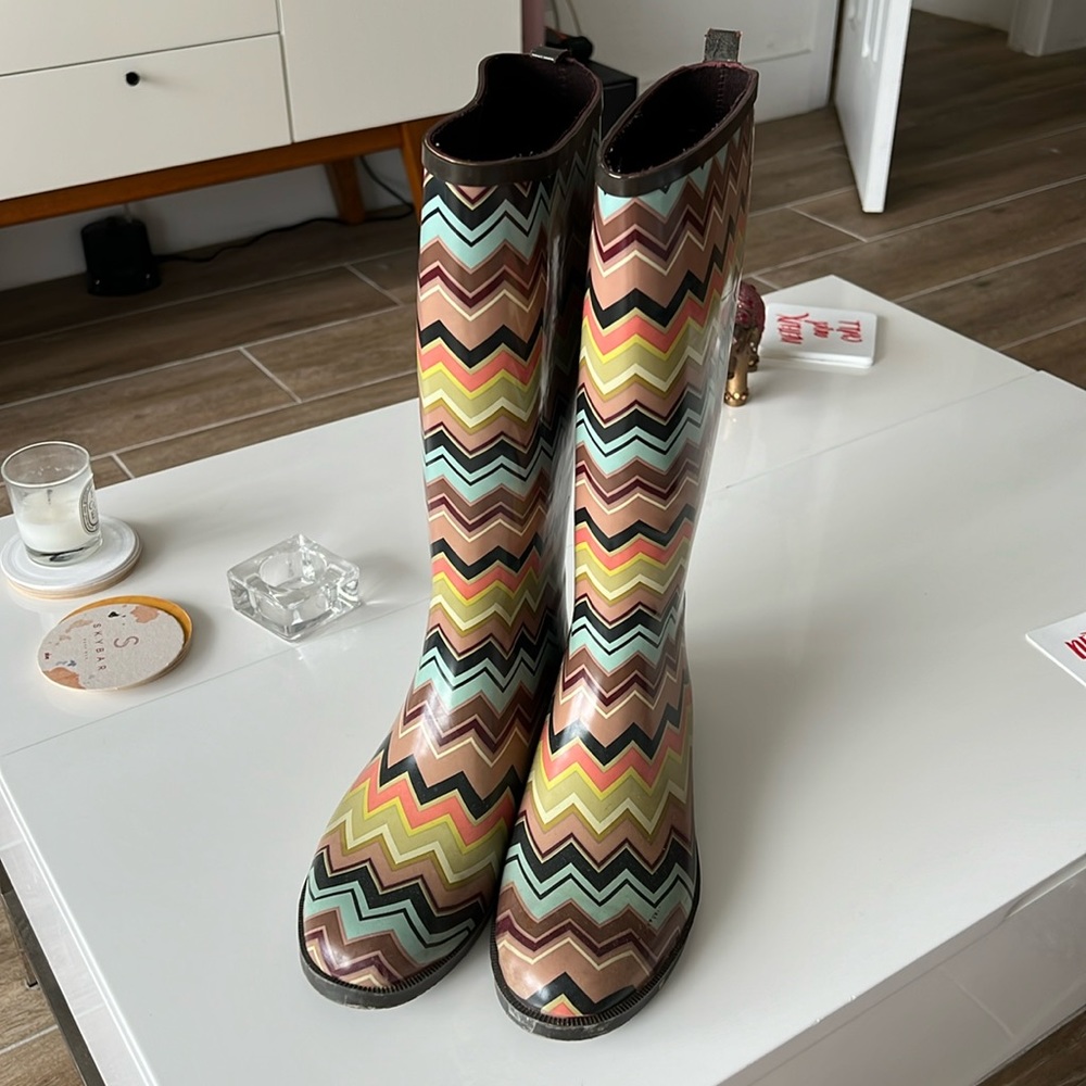 Missoni x Target Rain boots 8